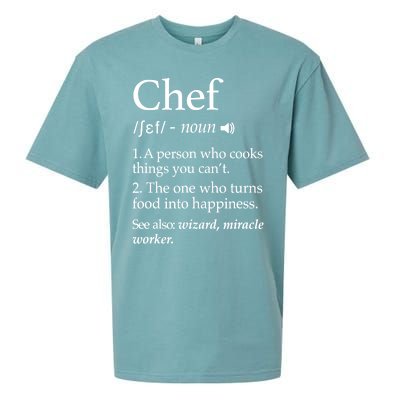 Chef Definition Funny Line Saying Cook Cooking Gifts Chefs TShirt Sueded Cloud Jersey T-Shirt