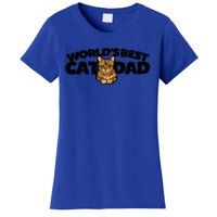 Cat Dad Funny Cat Person Humor Gift Women's T-Shirt