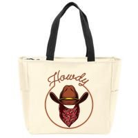 Cowboy Design For Rodeo Bull Rider Cowboy Zip Tote Bag