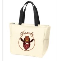 Cowboy Design For Rodeo Bull Rider Cowboy Zip Tote Bag
