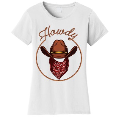 Cowboy Design For Rodeo Bull Rider Cowboy Women's T-Shirt