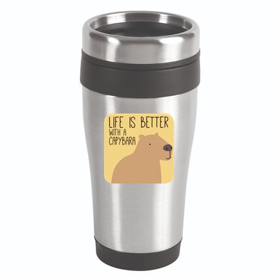 Capybara Design for Capibara Owner Cool Mammal  16oz Travel Tumbler