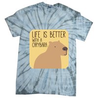 Capybara Design for Capibara Owner Cool Mammal  Tie-Dye T-Shirt