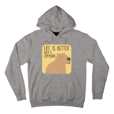 Capybara Design for Capibara Owner Cool Mammal  Tall Hoodie