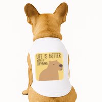 Capybara Design for Capibara Owner Cool Mammal  Doggie Tank