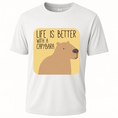 Capybara Design for Capibara Owner Cool Mammal  Performance Shirt