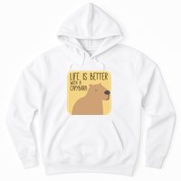 Capybara Design for Capibara Owner Cool Mammal  Hoodie