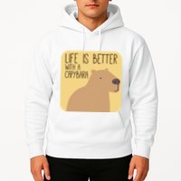 Capybara Design for Capibara Owner Cool Mammal  Hoodie