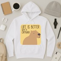 Capybara Design for Capibara Owner Cool Mammal  Hoodie