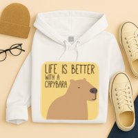 Capybara Design for Capibara Owner Cool Mammal  Hoodie
