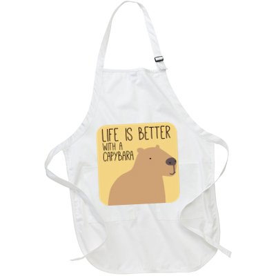 Capybara Design for Capibara Owner Cool Mammal  Apron