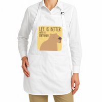 Capybara Design for Capibara Owner Cool Mammal  Apron