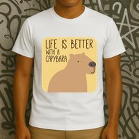 Capybara Design for Capibara Owner Cool Mammal  T-Shirt