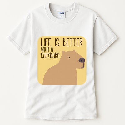 Capybara Design for Capibara Owner Cool Mammal  Tall T-Shirt