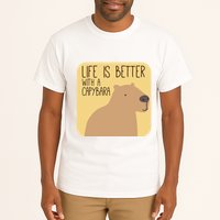 Capybara Design for Capibara Owner Cool Mammal  Tall T-Shirt