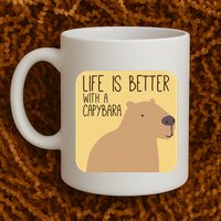 Capybara Design for Capibara Owner Cool Mammal  Mug