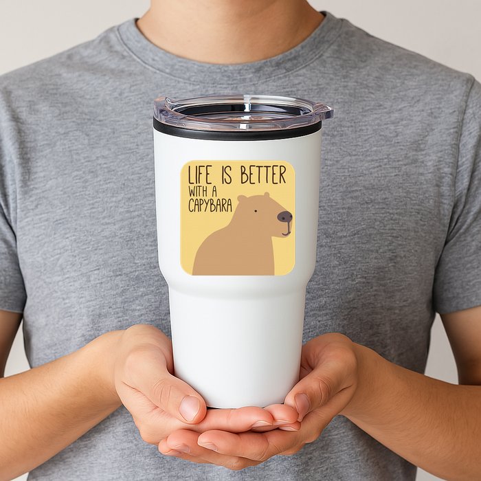 Capybara Design for Capibara Owner Cool Mammal  Tumbler