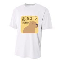 Capybara Design for Capibara Owner Cool Mammal  Youth Performance Sprint T-Shirt