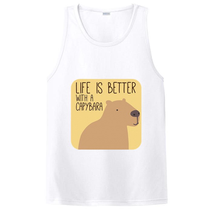 Capybara Design for Capibara Owner Cool Mammal  PosiCharge Competitor Tank