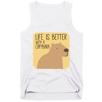 Capybara Design for Capibara Owner Cool Mammal  Tank Top
