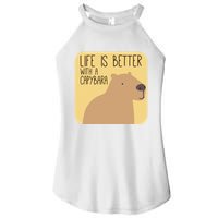 Capybara Design for Capibara Owner Cool Mammal  Women's Perfect Tri Rocker Tank
