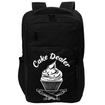 Cake Dealer Funny Cupcake Baker Baking Love Kitchen Gift Cute Gift Impact Tech Backpack