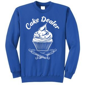 Cake Dealer Funny Cupcake Baker Baking Love Kitchen Gift Cute Gift Sweatshirt