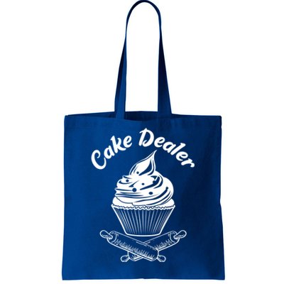 Cake Dealer Funny Cupcake Baker Baking Love Kitchen Gift Cute Gift Tote Bag