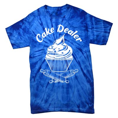 Cake Dealer Funny Cupcake Baker Baking Love Kitchen Gift Cute Gift Tie-Dye T-Shirt