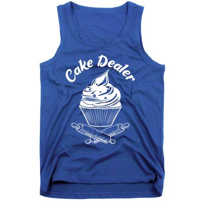 Cake Dealer Funny Cupcake Baker Baking Love Kitchen Gift Cute Gift Tank Top