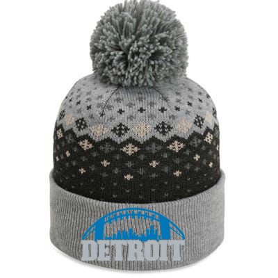 Cool Detroit Football With City The Baniff Cuffed Pom Beanie