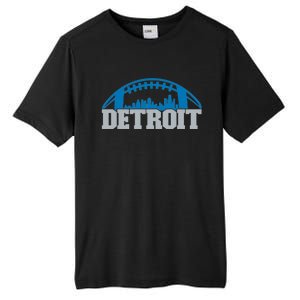 Cool Detroit Football With City Tall Fusion ChromaSoft Performance T-Shirt