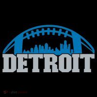 Cool Detroit Football With City Flatbill Hat