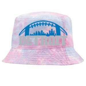 Cool Detroit Football With City Tie-Dyed Bucket Hat