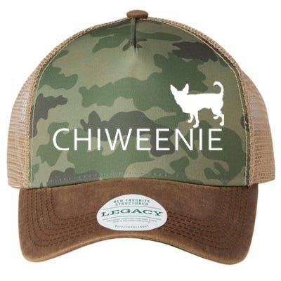 Chiweenie Dog Funny Logo Legacy Tie Dye Trucker Hat