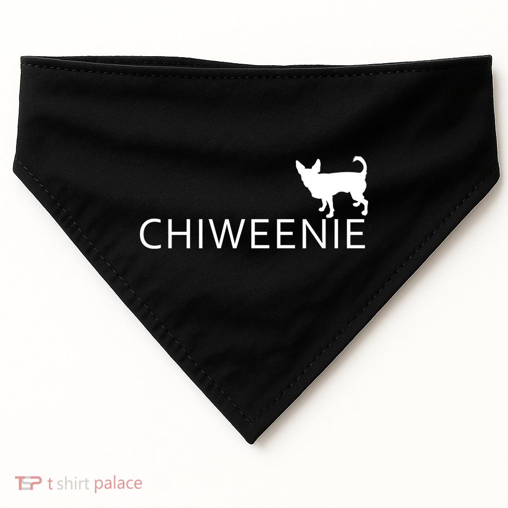 Chiweenie Dog Funny Logo USA-Made Doggie Bandana