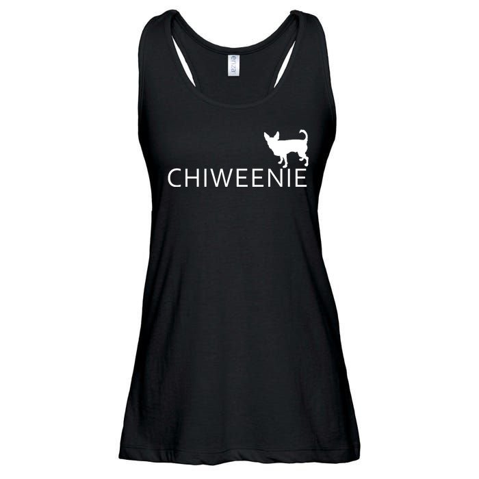 Chiweenie Dog Funny Logo Ladies Essential Flowy Tank