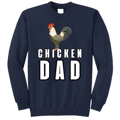 Chicken Dad Farmer Tall Sweatshirt