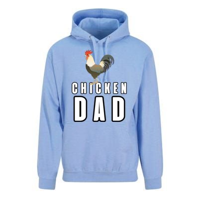 Chicken Dad Farmer Unisex Surf Hoodie