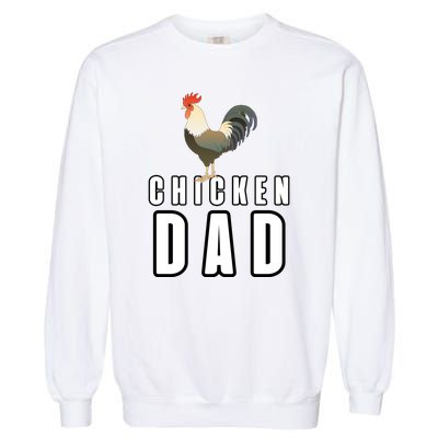 Chicken Dad Farmer Garment-Dyed Sweatshirt