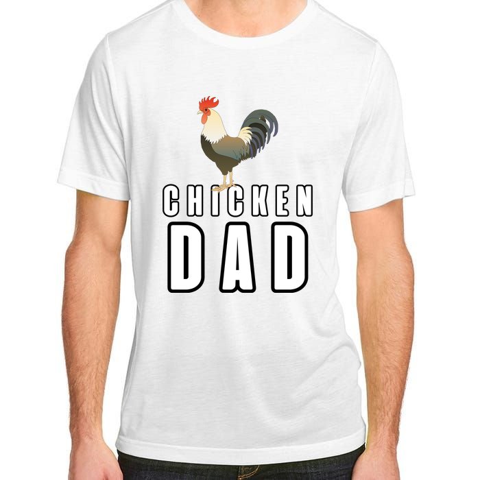 Chicken Dad Farmer Adult ChromaSoft Performance T-Shirt