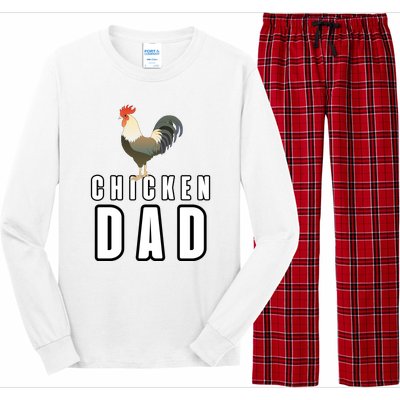 Chicken Dad Farmer Long Sleeve Pajama Set