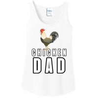 Chicken Dad Farmer Ladies Essential Tank