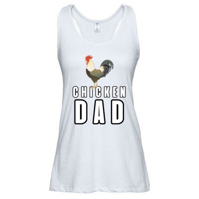 Chicken Dad Farmer Ladies Essential Flowy Tank