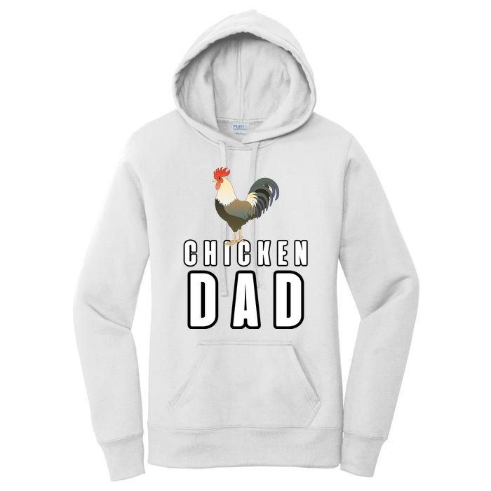 Chicken Dad Farmer Women's Pullover Hoodie