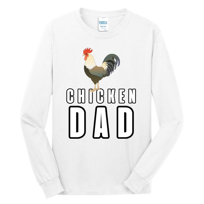 Chicken Dad Farmer Tall Long Sleeve T-Shirt