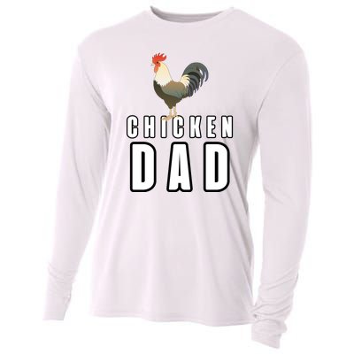 Chicken Dad Farmer Cooling Performance Long Sleeve Crew