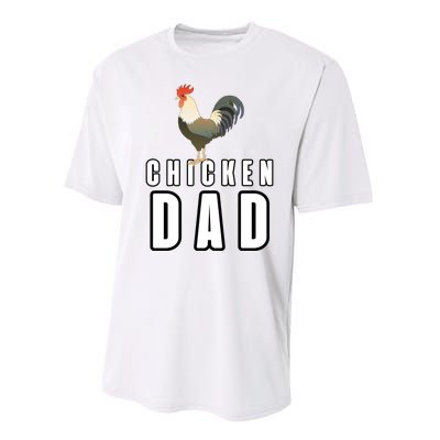 Chicken Dad Farmer Performance Sprint T-Shirt