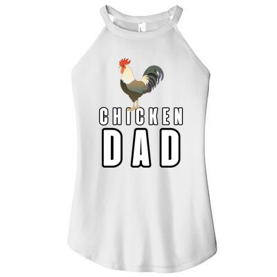 Chicken Dad Farmer Women's Perfect Tri Rocker Tank