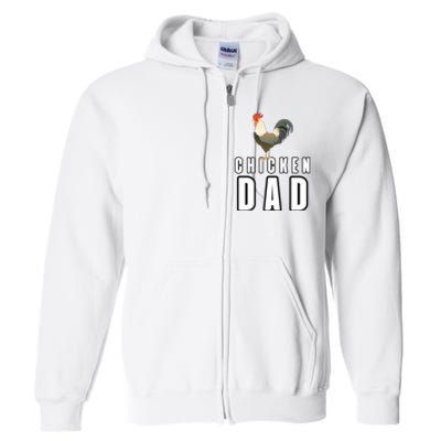 Chicken Dad Farmer Full Zip Hoodie